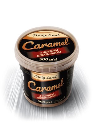 Карамель чорний шоколад натуральна Fruityland, 500 г 1723142687 фото