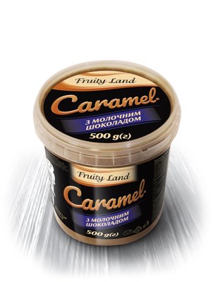 Карамель молочний шоколад натуральна Fruityland, 500 г 1723143687 фото